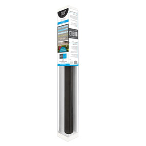 Hauz 3684BLKCD - Store de Fenêtre à Toile Alternée 36'' X 84'', Sans Cordon, Noir - Simple Boutique