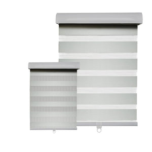 Hauz 3684GRYCD - Store de Fenêtre à Toile Alternée 36'' X 84'', Sans Cordon, Gris - Simple Boutique