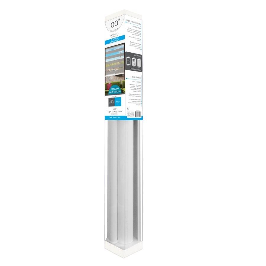 Hauz 4084WHTCD - Store de Fenêtre à Toile Alternée 40'' X 84'', Sans Cordon, Blanc - Simple Boutique