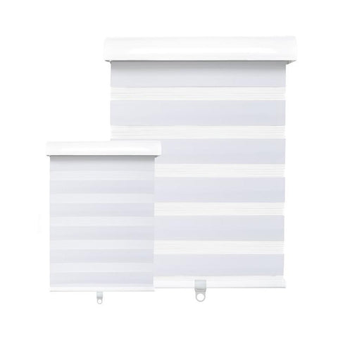Hauz 6084WHTCD - Store de Fenêtre à Toile Alternée 60'' X 84'', Sans Cordon, Blanc