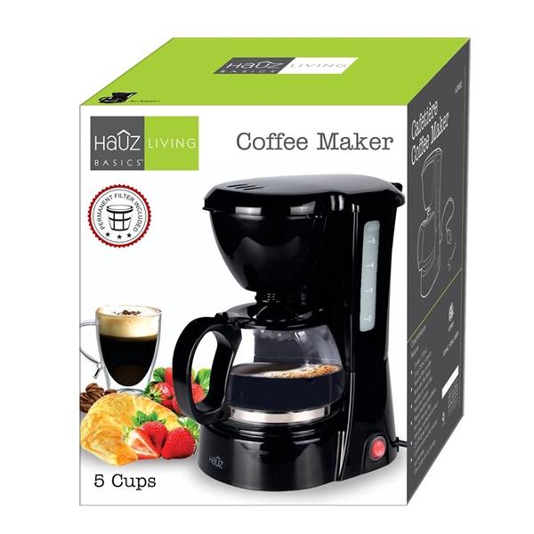 Hauz Cafetière 5 Tasses 750Ml Noir - Simple Boutique