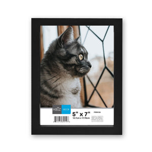 Hauz FRM0196 - 5x7 Cadre de Photo Noir - Simple Boutique