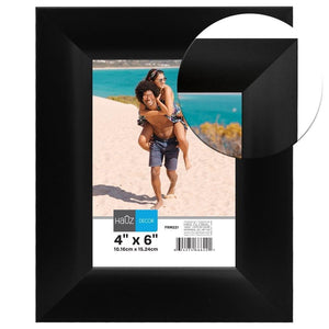 Hauz FRM221 Cadre pour Photo 4X6'', Noir - Simple Boutique