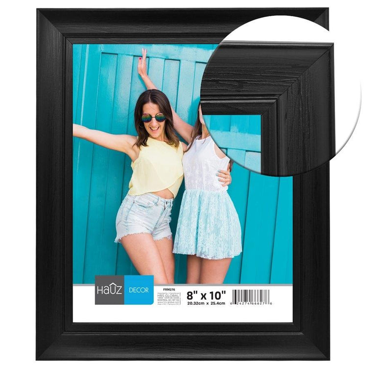 Hauz FRM276 Cadre pour Photo 8X10'', Noir - Simple Boutique