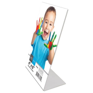 Hauz FRM859 Cadre pour Photo en Acrylique 4X6'', Transparent - Simple Boutique