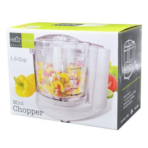 Hauz Mini Hachoir Electrique 1.5 Tasses 100W Blanc - Simple Boutique