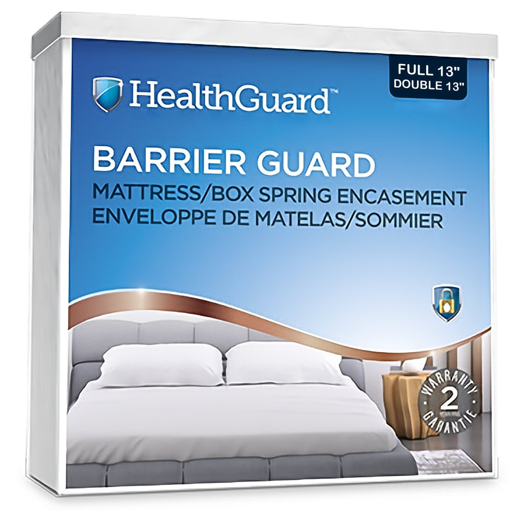 HealthGuard Barrier Guard Enveloppe de Matelas et Sommier Double 13