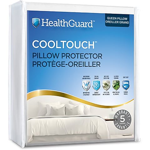 HealthGuard Cooltouch Protecteur d'Oreiller Imperméable Grand / Queen