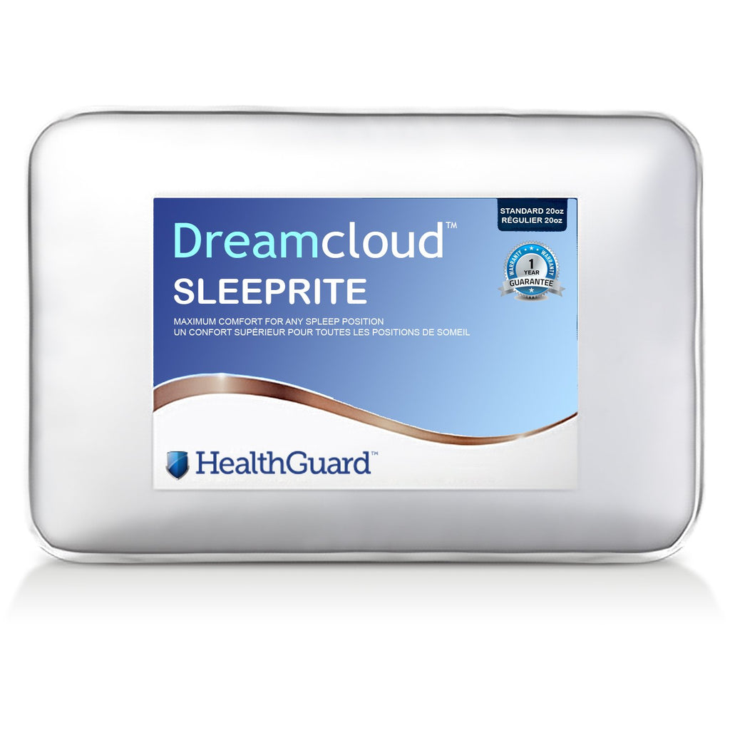 HealthGuard Dreamcloud Sleeprite Poly Filled Oreiller Standard