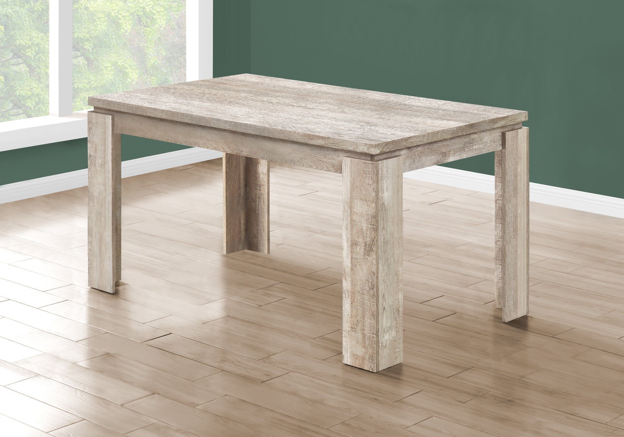 I 1088 Table A Manger, 60" Rectangulaire, Cuisine, Salle À Manger, Stratifié, Beige, Contemporain, Moderne - Simple Boutique
