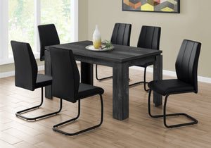 I 1089 Table A Manger, 60" Rectangulaire, Cuisine, Salle À Manger, Stratifié, Noir, Contemporain, Moderne - Simple Boutique