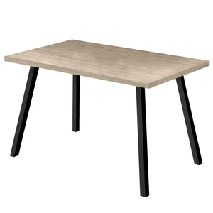 I 1137 Table A Manger, 60" Rectangulaire, Cuisine, Salle À Manger, Métal, Stratifié, Brun, Noir, Contemporain, Moderne - Simple Boutique