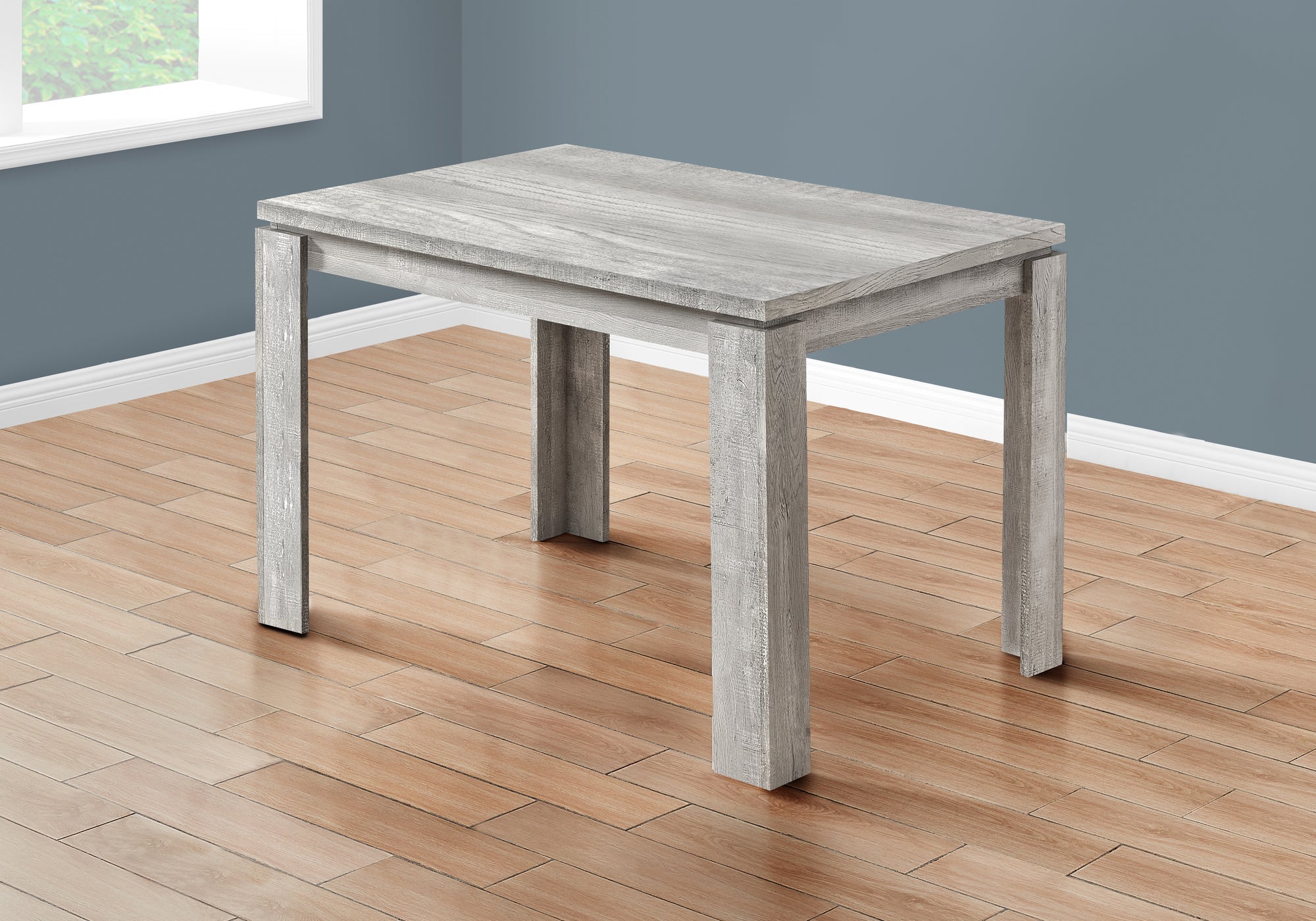 I 1164 Table A Manger, 48" Rectangulaire, Petit, Cuisine, Salle À Manger, Stratifié, Gris, Contemporain, Moderne - Simple Boutique