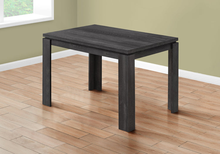 I 1166 Table A Manger, 48" Rectangulaire, Petit, Cuisine, Salle À Manger, Stratifié, Noir, Contemporain, Moderne - Simple Boutique