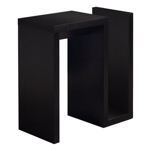 I 2089 Table D'appoint, Côté, Bout, Étroit, Petit, Salon, Chambre À Coucher, Stratifié, Brun, Contemporain, Moderne - Simple Boutique