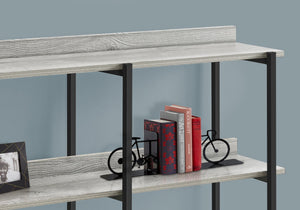 I 2217 Table D'appoint, Console, Entrée, Étroit, Sofa, Salon, Chambre À Coucher, Métal, Stratifié, Gris, Noir, Contemporain, Moderne - Simple Boutique