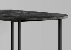 I 2325 Bar Maison, Table De Bar, Hauteur Bar, Pub, 36" Rectangulaire, Petit, Cuisine, Métal, Stratifié, Aspect Marbre Gris, Noir, Contemporain, Moderne - Simple Boutique