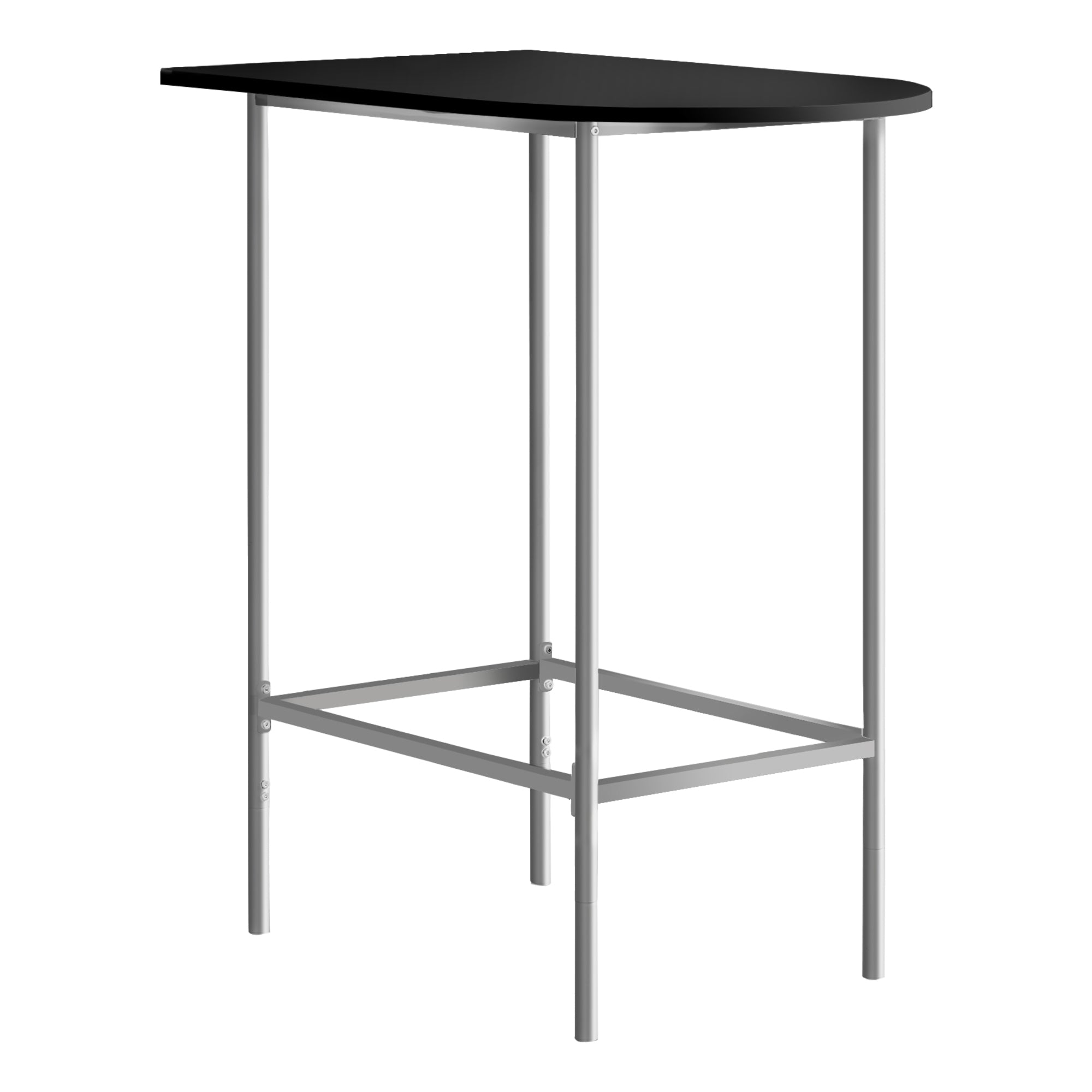 I 2335 Bar Maison, Table De Bar, Hauteur Bar, Pub, 36" Rectangulaire, Petit, Cuisine, Métal, Stratifié, Noir, Gris, Contemporain, Moderne - Simple Boutique