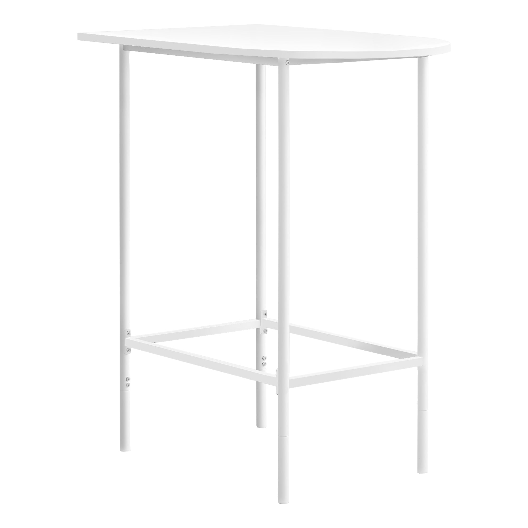 I 2376 Bar Maison, Table De Bar, Hauteur Bar, Pub, 36" Rectangulaire, Petit, Cuisine, Métal, Stratifié, Blanc, Contemporain, Moderne - Simple Boutique