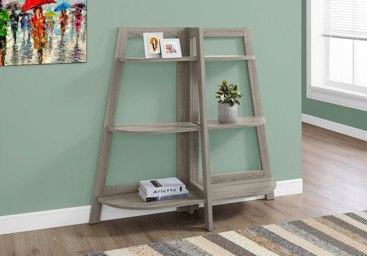 I 2428 Étagère À Livres, Étagère, Étagère, 3 Niveaux, 48"h, Bureau, Chambre À Coucher, Stratifié, Brun, Contemporain, Moderne - Simple Boutique