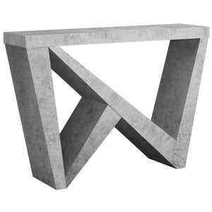 I 2436 Table D'appoint, Console, Entrée, Étroit, Sofa, Salon, Chambre À Coucher, Stratifié, Gris, Contemporain, Moderne - Simple Boutique