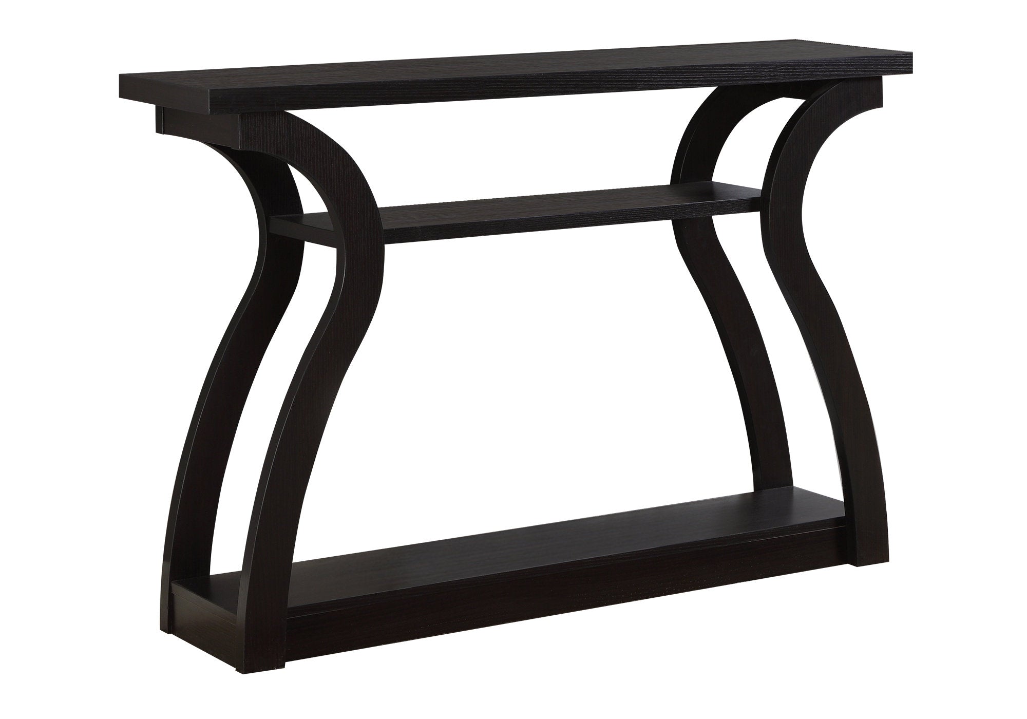 I 2445 Table D'appoint, Console, Entrée, Étroit, Sofa, Salon, Chambre À Coucher, Stratifié, Brun, Contemporain, Moderne - Simple Boutique