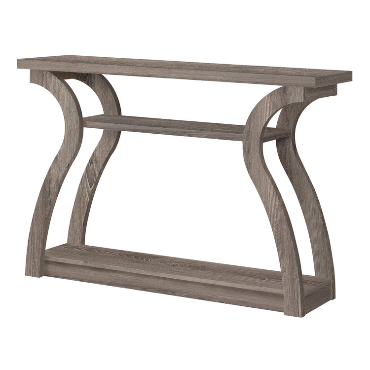 I 2446 Table D'appoint, Console, Entrée, Étroit, Sofa, Salon, Chambre À Coucher, Stratifié, Brun, Contemporain, Moderne - Simple Boutique