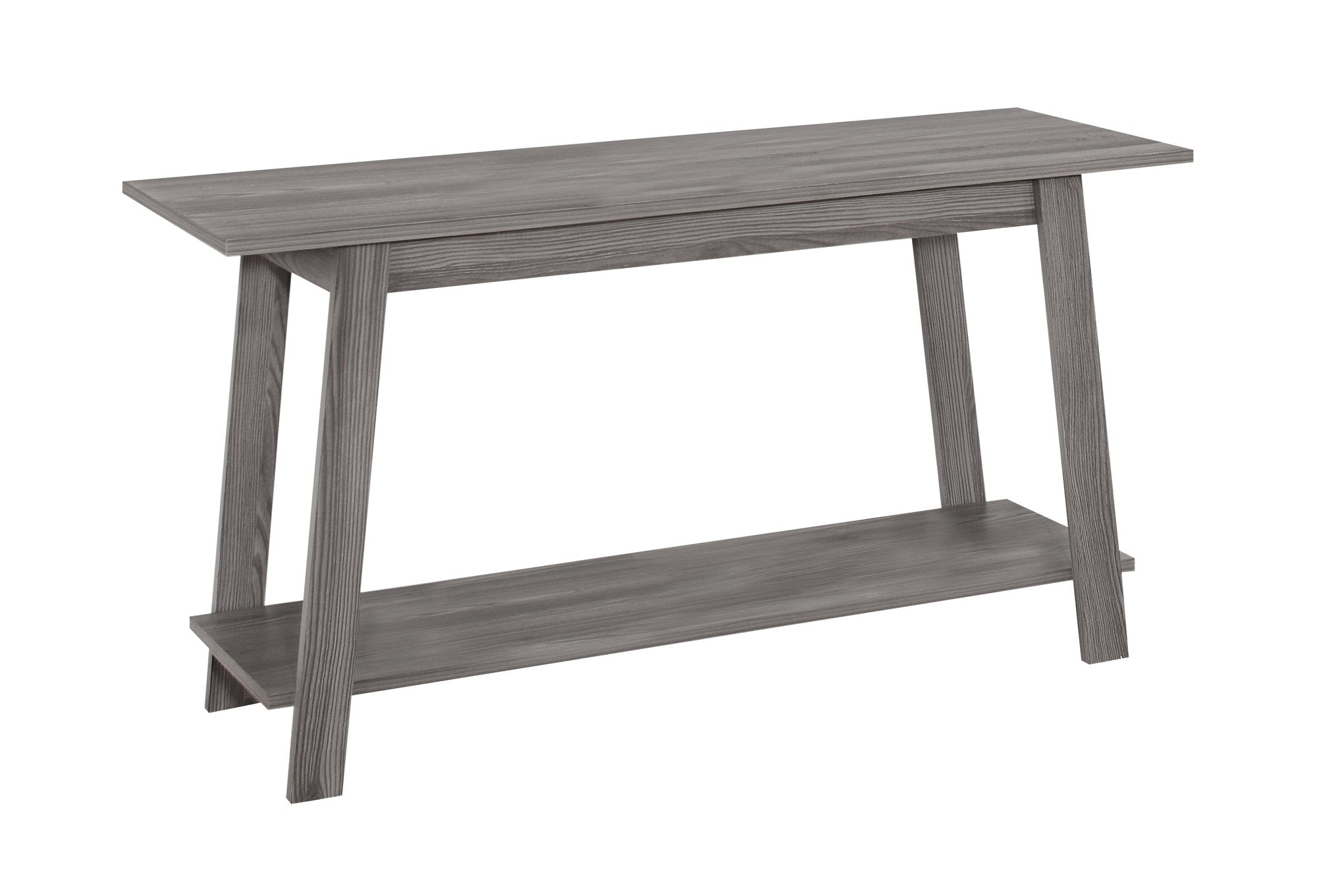 I 2737 Meuble Tv, 42 Pouces, Console, Centre De Divertissement Média, Étagères De Rangement, Salon, Chambre À Coucher, Stratifié, Gris, Contemporain, Moderne - Simple Boutique
