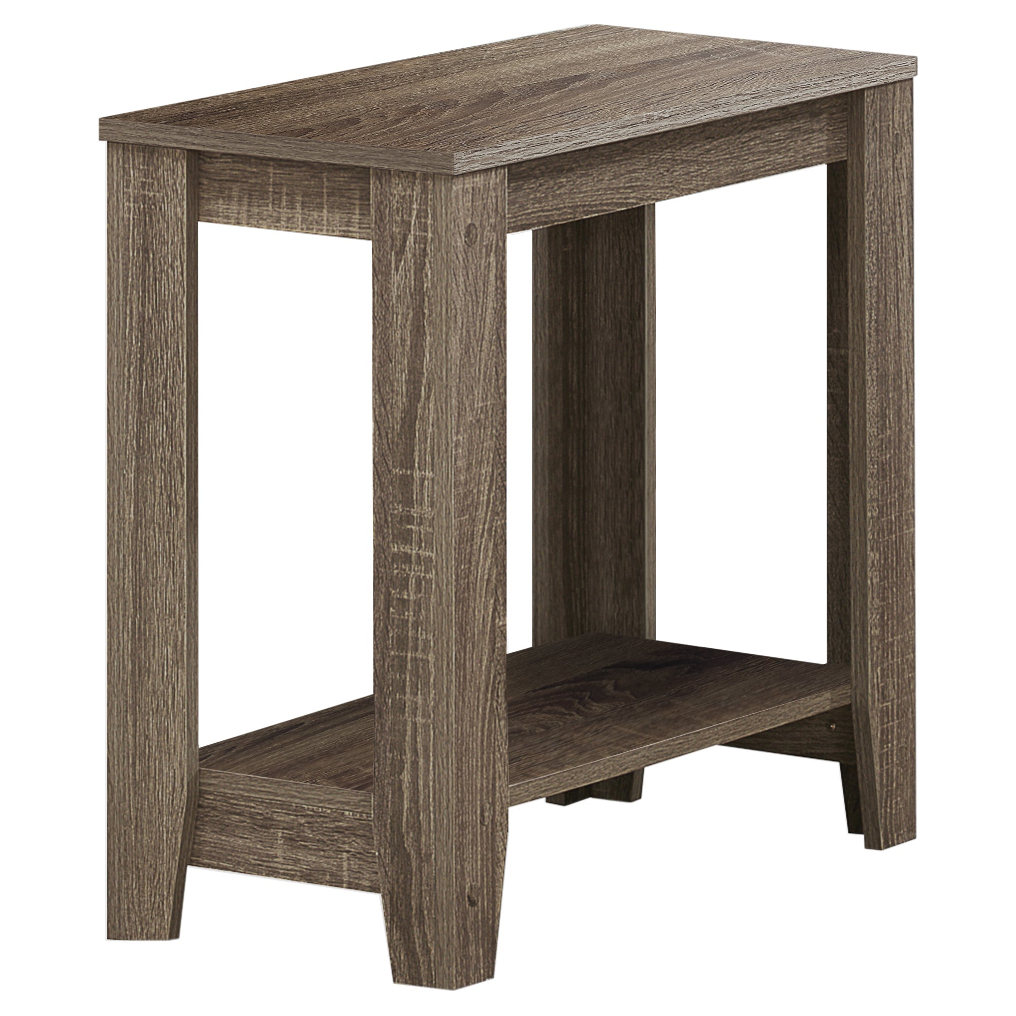 I 3115 Table D'appoint, Côté, Bout, Table De Nuit, Lampe, Salon, Chambre À Coucher, Stratifié, Brun, Transitionnel - Simple Boutique