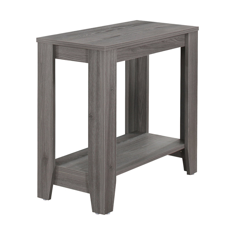 I 3118 Table D'appoint, Côté, Bout, Table De Nuit, Lampe, Salon, Chambre À Coucher, Stratifié, Gris, Transitionnel - Simple Boutique