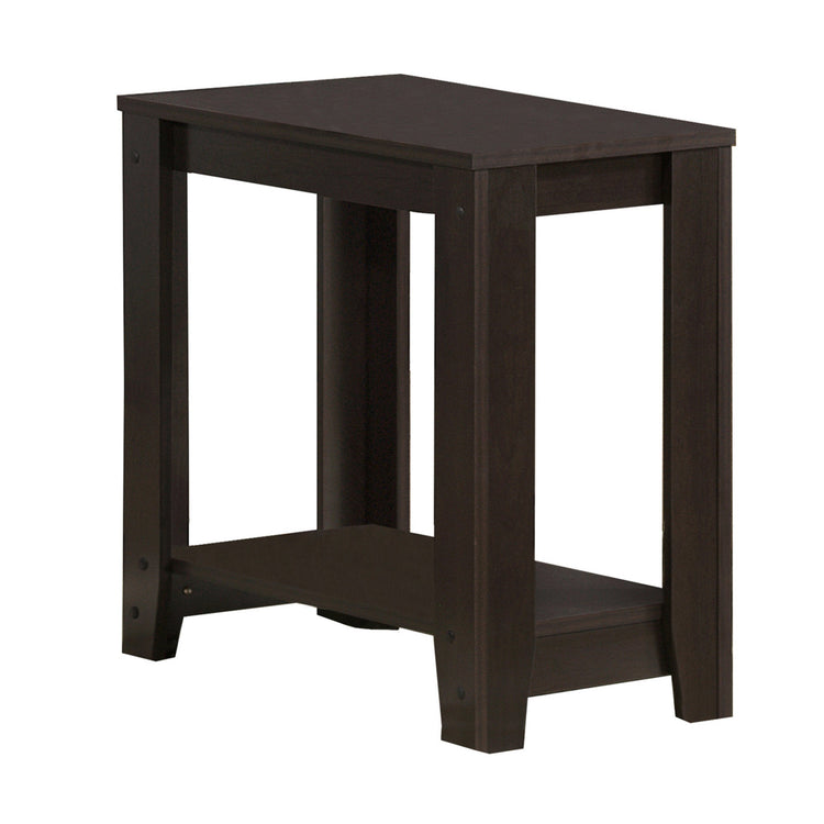 I 3119 Table D'appoint, Côté, Bout, Table De Nuit, Lampe, Salon, Chambre À Coucher, Stratifié, Brun, Transitionnel - Simple Boutique