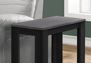 I 3134 Table D'appoint, Côté, Bout, Table De Nuit, Lampe, Salon, Chambre À Coucher, Stratifié, Noir, Gris, Transitionnel - Simple Boutique