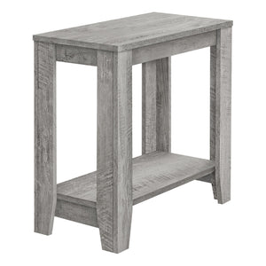 I 3380 Table D'appoint, Côté, Bout, Table De Nuit, Lampe, Salon, Chambre À Coucher, Stratifié, Gris, Contemporain, Moderne - Simple Boutique