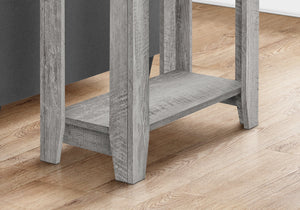 I 3380 Table D'appoint, Côté, Bout, Table De Nuit, Lampe, Salon, Chambre À Coucher, Stratifié, Gris, Contemporain, Moderne - Simple Boutique
