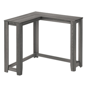 I 3658 Table D'appoint, Console D'angle, Entrée, Coin, Salon, Chambre À Coucher, Stratifié Gris, Contemporain, Moderne - Simple Boutique