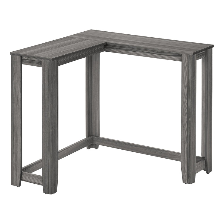 I 3658 Table D'appoint, Console D'angle, Entrée, Coin, Salon, Chambre À Coucher, Stratifié Gris, Contemporain, Moderne - Simple Boutique