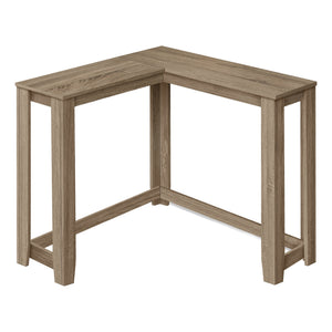 I 3659 Table D'appoint, Console D'angle, Entrée, Coin, Salon, Chambre À Coucher, Stratifié Taupe Foncé, Contemporain, Moderne - Simple Boutique