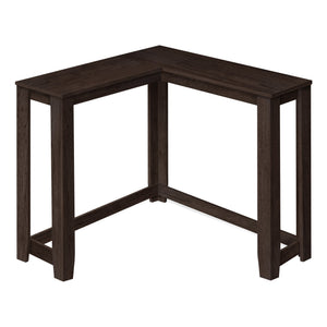 I 3660 Table D'appoint, Console D'angle, Entrée, Coin, Salon, Chambre À Coucher, Stratifié Espresso, Contemporain, Moderne - Simple Boutique