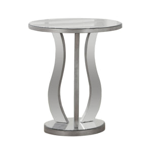 I 3726 Table D'appoint, Côté, Bout, Table De Nuit, Lampe, Salon, Chambre À Coucher, Miroir, Gris, Dégager, Transitionnel - Simple Boutique