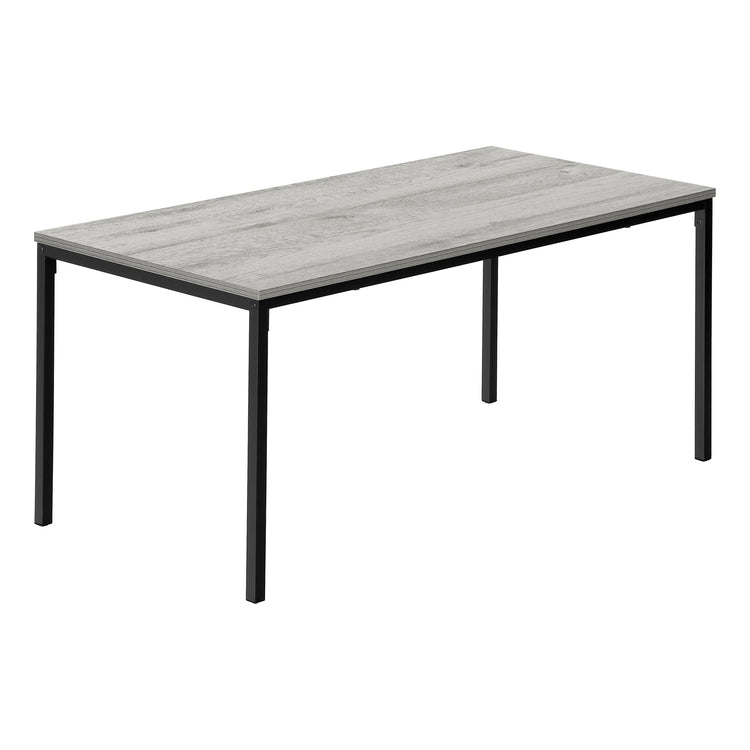 I 3796 Table A Café, Accent, Cocktail, Rectangulaire, Salon, 40"l, Métal, Stratifié, Gris, Noir, Contemporain, Moderne - Simple Boutique