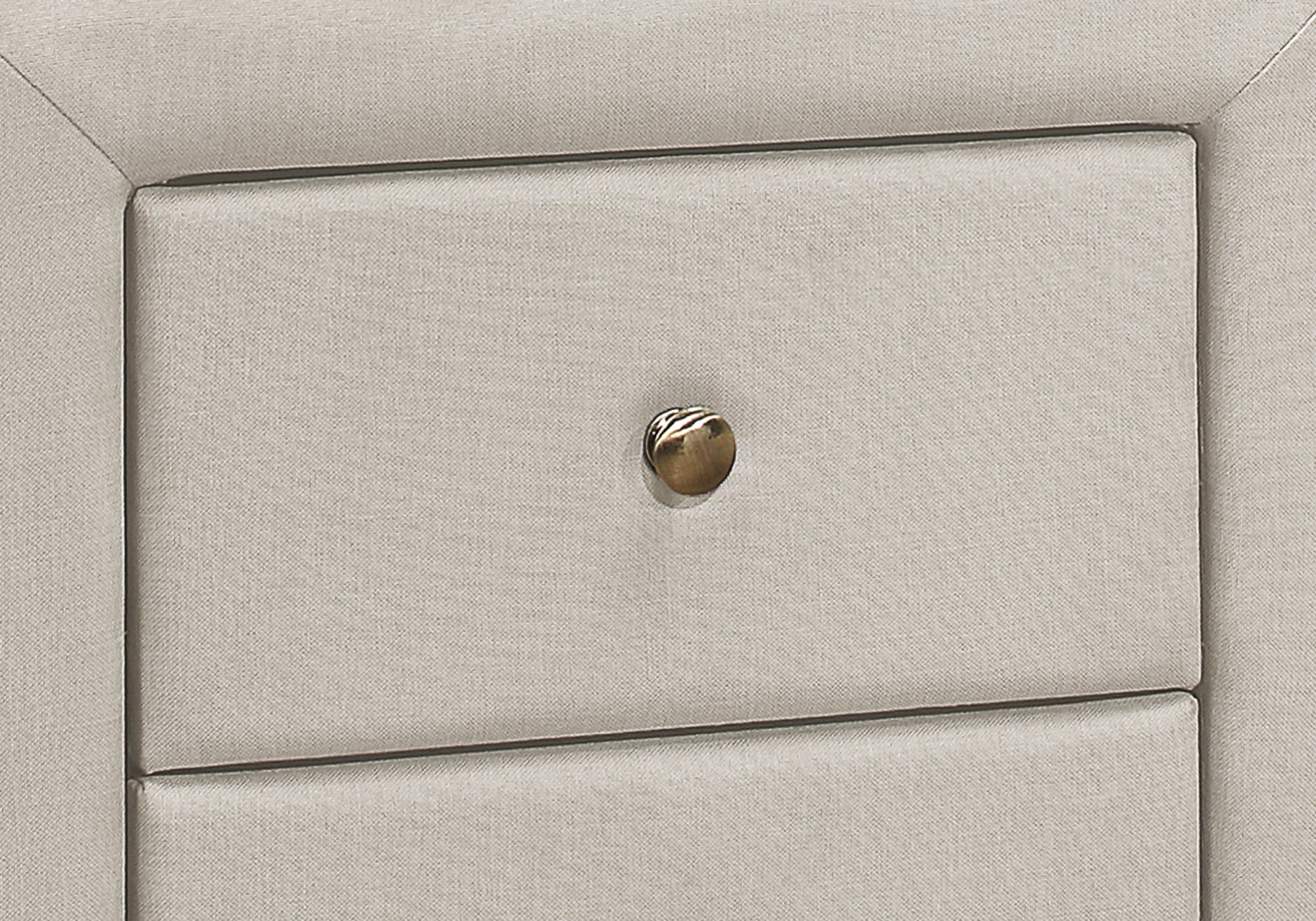 I 5605 Accessoire De Chambre, Table De Nuit, Bout, Côté, Lampe, Tiroir De Rangement, Chambre À Coucher, Rembourré, D'aspect Lin, Beige, Transitionnel - Simple Boutique