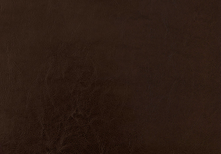 I 5982Q Lit, Grand, Plate-forme, Chambre À Coucher, Cadre, Rembourré, Pu D'aspect Cuir, Pattes En Bois, Brun, Transitionnel - Simple Boutique