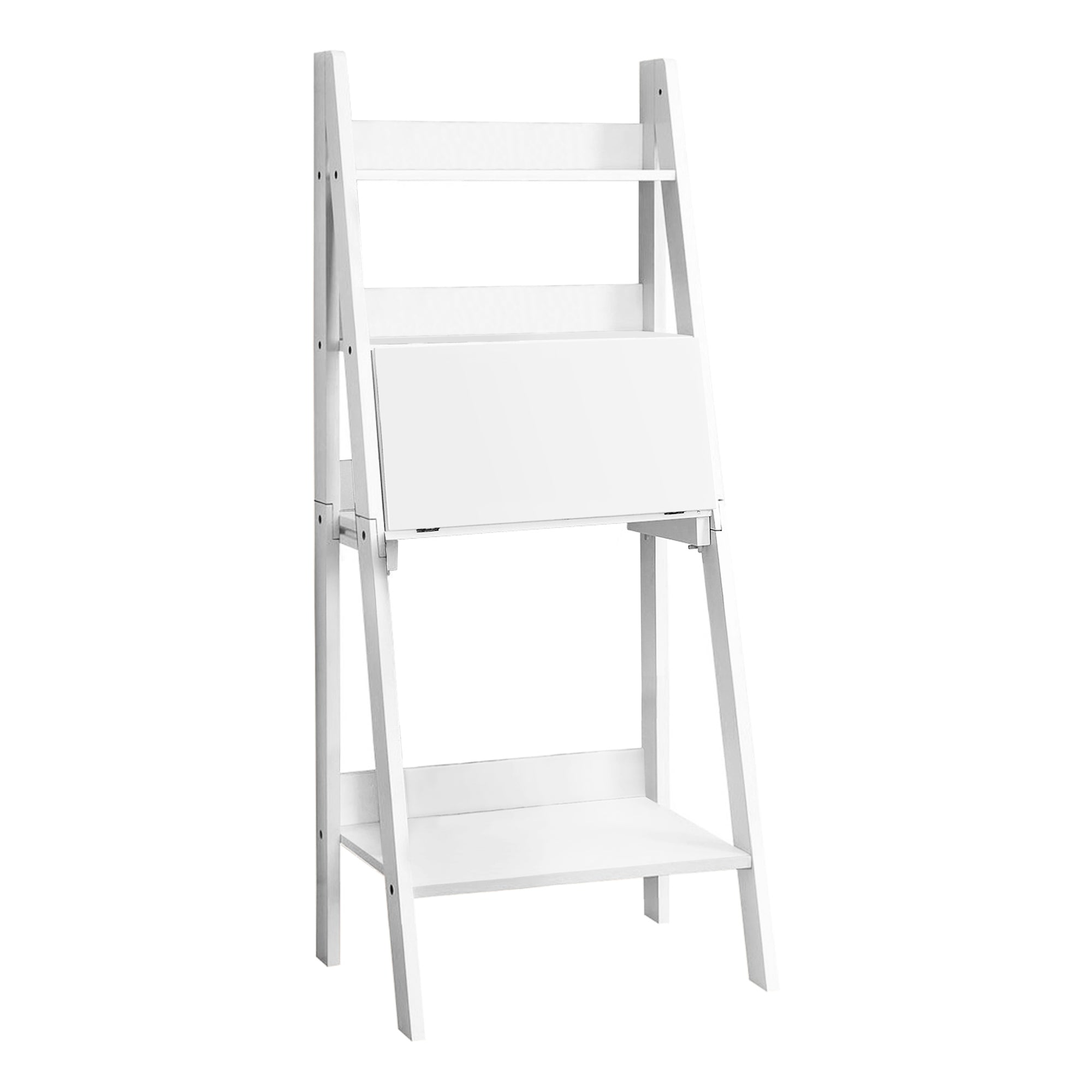 I 7040 Bureau, Bureau À Domicile, Ordinateur Portable, Penché, Tiroirs De Rangement, 61"h, Travail, Stratifié, Blanc, Contemporain, Moderne - Simple Boutique