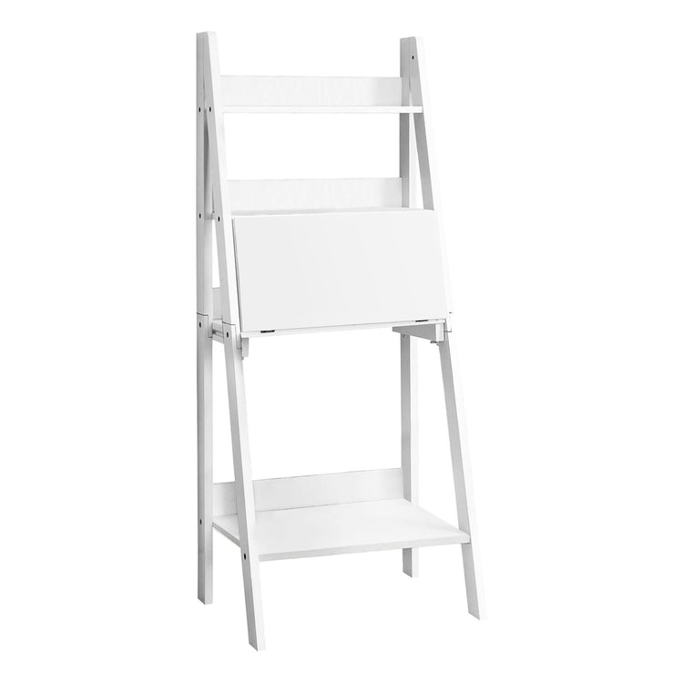 I 7040 Bureau, Bureau À Domicile, Ordinateur Portable, Penché, Tiroirs De Rangement, 61"h, Travail, Stratifié, Blanc, Contemporain, Moderne - Simple Boutique