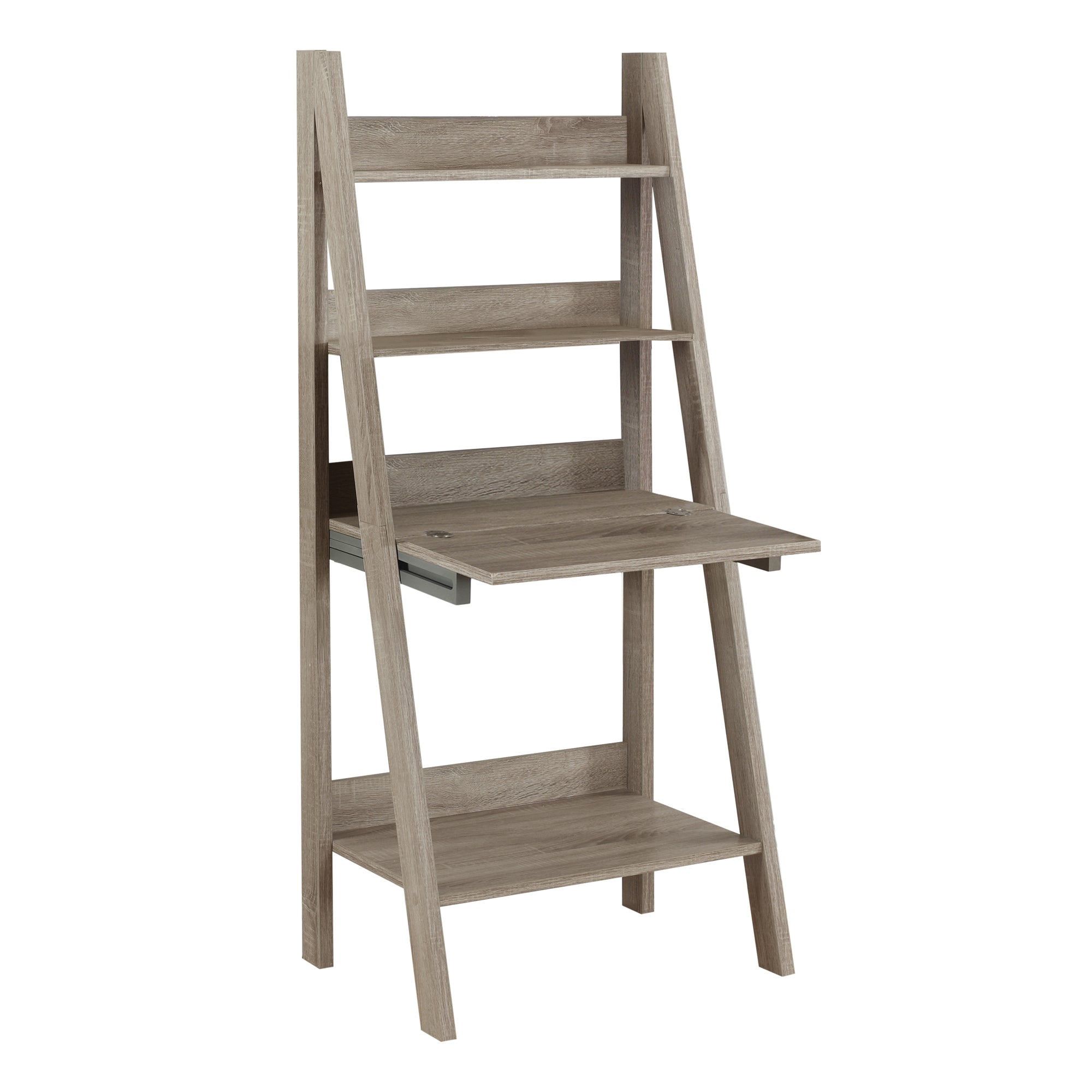 I 7042 Bureau, Bureau À Domicile, Ordinateur Portable, Penché, Tiroirs De Rangement, 61"h, Travail, Stratifié, Brun, Contemporain, Moderne - Simple Boutique