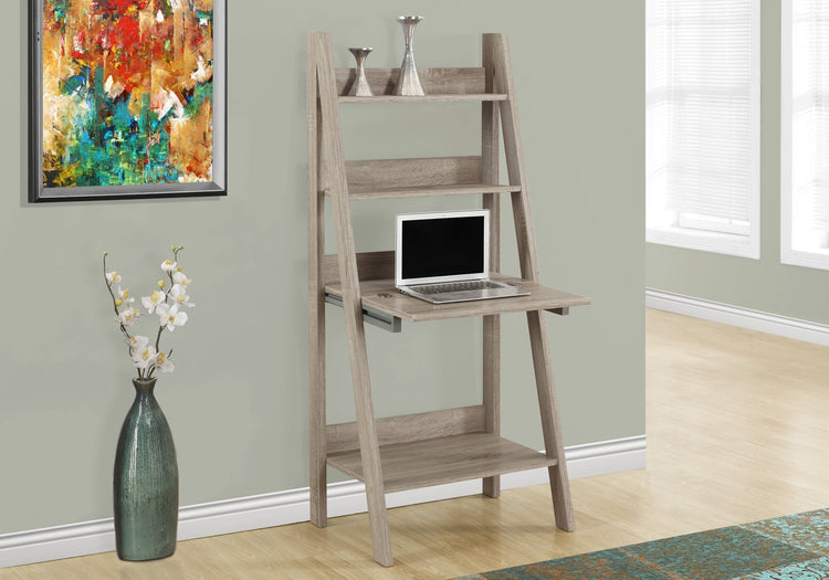 I 7042 Bureau, Bureau À Domicile, Ordinateur Portable, Penché, Tiroirs De Rangement, 61"h, Travail, Stratifié, Brun, Contemporain, Moderne - Simple Boutique