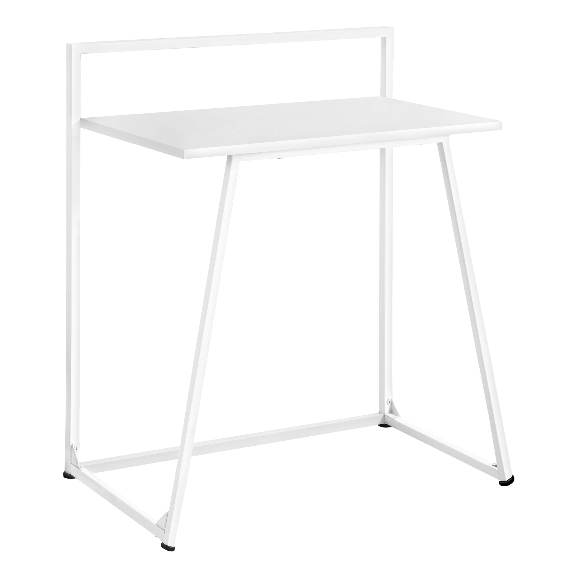 I 7110 Bureau, Bureau À Domicile, Ordinateur Portable, 30"l, Travail, Métal, Stratifié, Blanc, Contemporain, Moderne - Simple Boutique