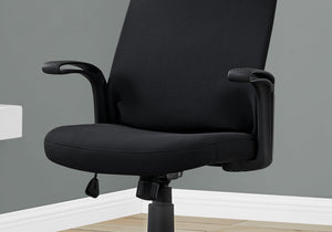 I 7248 Chaise De Bureau, Hauteur Ajustable, Pivotant, Ergonomique, Appuis-bras, Bureau, Travail, Métal, Engrener, Noir, Contemporain, Moderne - Simple Boutique