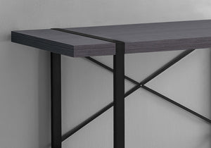 I 7312 Bureau, Bureau À Domicile, Ordinateur Portable, 48"l, Travail, Métal, Stratifié, Gris, Noir, Contemporain, Moderne - Simple Boutique