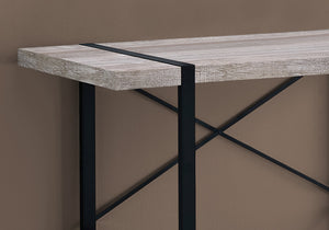 I 7315 Bureau, Bureau À Domicile, Ordinateur Portable, 48"l, Travail, Métal, Stratifié, Beige, Noir, Contemporain, Moderne - Simple Boutique